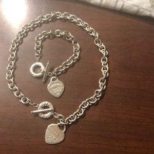 Tiffany & Co. sterling silver 925 toggle necklace